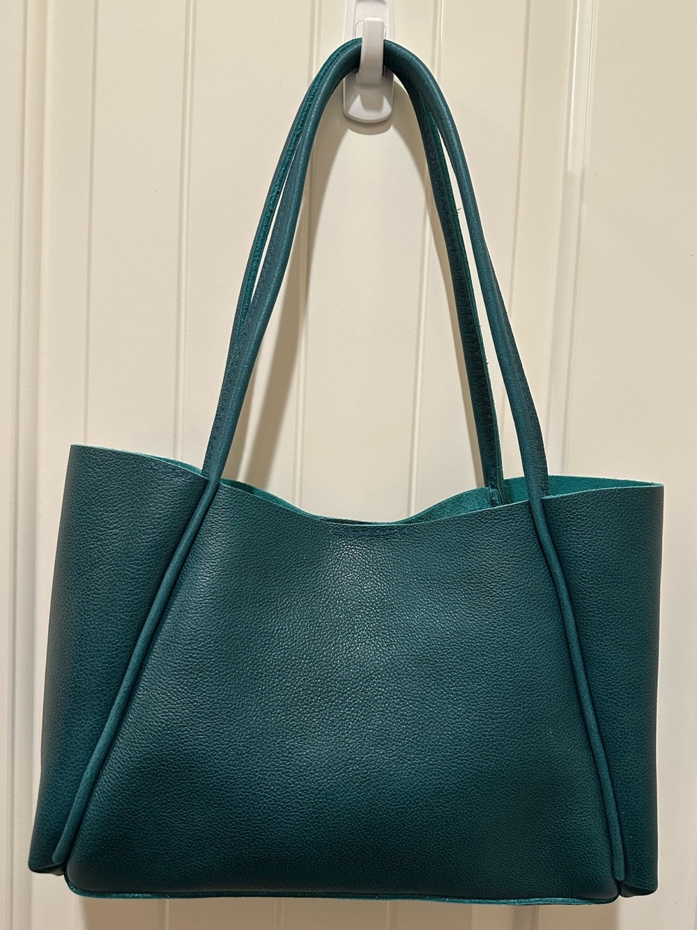 Nwot Portland Leather Goods Medium Seaglass Verona Bag - Picture 2 of 5